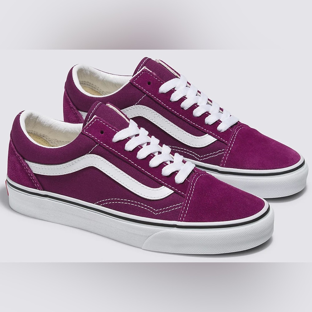 VANS - OLD SKOOL SHOES | DARK PURPLE size mens 7.5-women’s 9